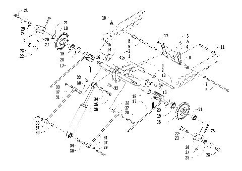 REAR SUSPENSION REAR ARM ASSEMBLY [86822]
