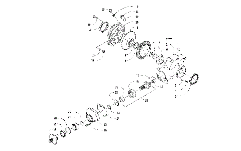 REAR DRIVE GEARCASE ASSEMBLY [100115]