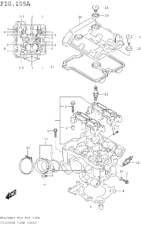CYLINDER HEAD (REAR)