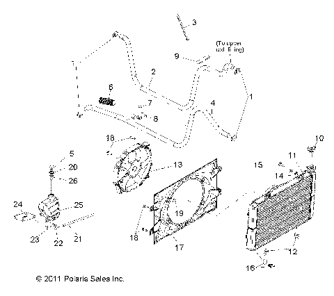 ENGINE, COOLING SYSTEM - R12RH50AG/AH/AM/AR/AZ (49RGRCOOL12500)