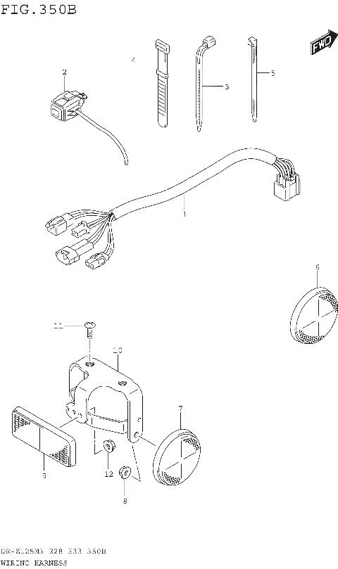 WIRING HARNESS (DR-Z125LM3E28)