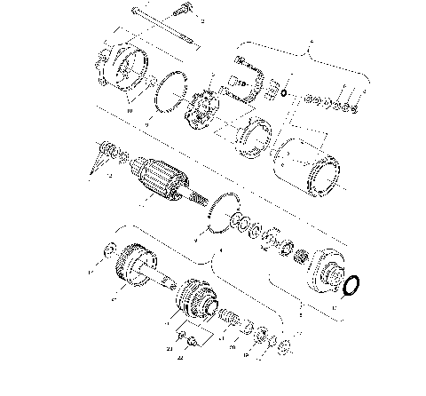 STARTING MOTOR - W025402D (4980948094B13)