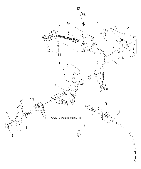 ENGINE, THROTTLE PEDAL - Z14VH76AC/AD/EAI/EAK/EAJ/EAL/EAW (49RGRTHROTTLEPEDAL13RZR)