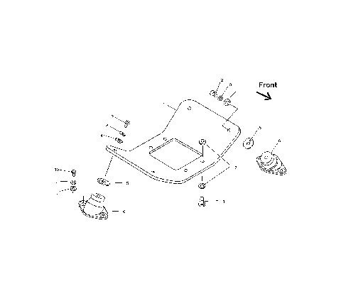 ENGINE MOUNT - W025402D (4980948094A13)