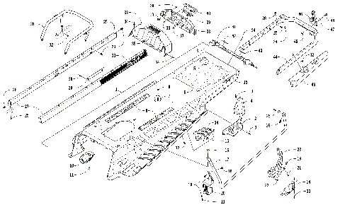 TUNNEL AND REAR RACK ASSEMBLY [104024]