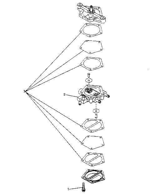 FUEL PUMP ASSEMBLY  SLX 780 B954287 (4933953395C007)