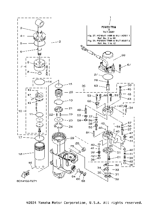 POWER TRIM TILT ASSY 1
