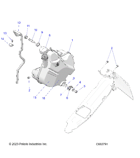 ENGINE, OIL TANK - S26TDE9FS (C602791)