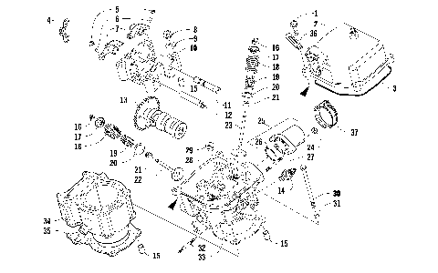 CYLINDER HEAD AND CAMSHAFT/VALVE ASSEMBLY [100476]