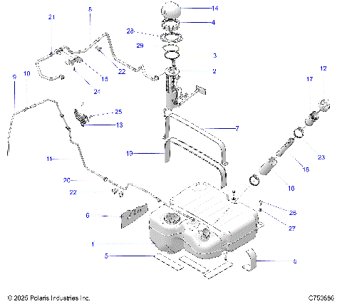FUEL SYSTEM, STD. - Z26XPD92AN/BN/AH/BHZ26XPD92AN/AH (C750886)