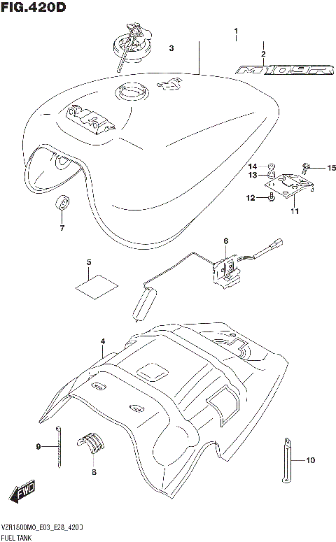 FUEL TANK (VZR1800BZ:E33)(SEE NOTE 1)
