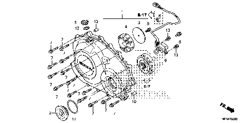 RIGHT CRANKCASE COVER