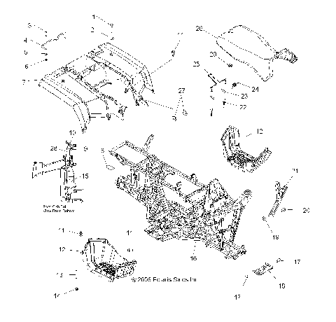 CAB, REAR and SEAT - A07MH68AX/AY/AZ (49ATVCABRR07700)