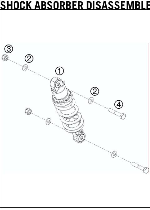 SHOCK ABSORBER DISASSEMBLED