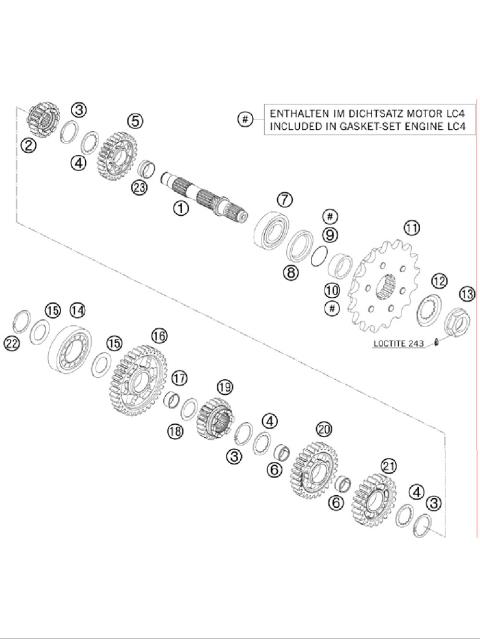 TRANSMISSION II - COUNTERSHAFT     
