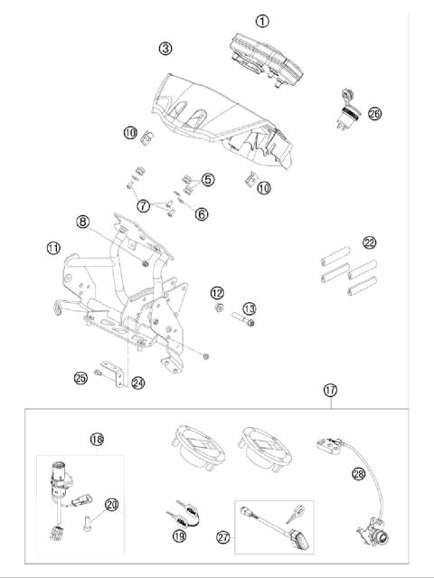 INSTRUMENTS / LOCK SYSTEM          