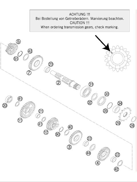 TRANSMISSION II - COUNTERSHAFT     