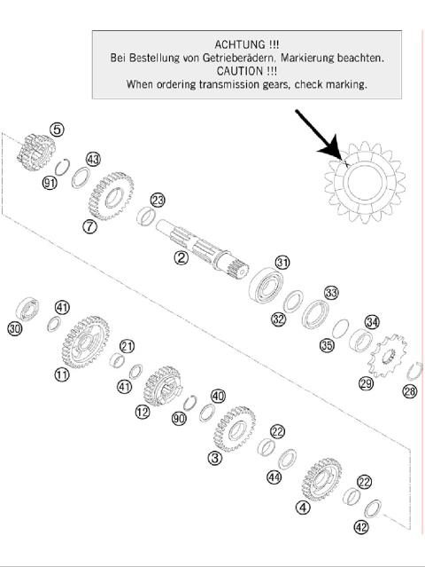 TRANSMISSION II - COUNTERSHAFT     