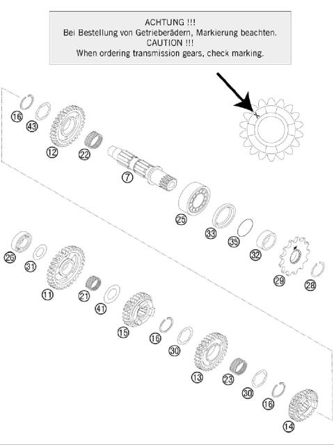 TRANSISSION II - COUNTERSHAFT      