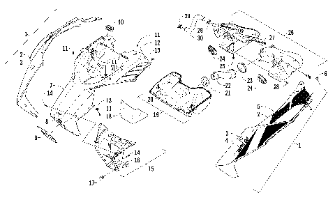 HOOD AND AIR INTAKE ASSEMBLY [96695]
