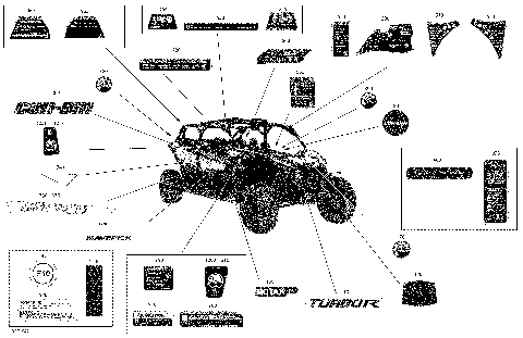 09- Decals -  Turbo R - Package STD - International