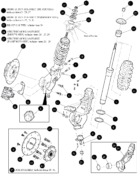 FRONT STRUT ASSEMBLY [302622]