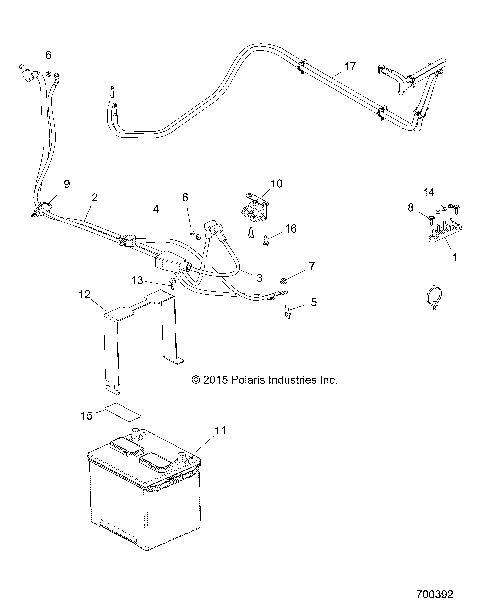 ELECTRICAL, BATTERY - R16RT_87 ALL OPTIONS (700392)