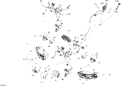 10- Electrical System Console - Headlights, Radio & Switch