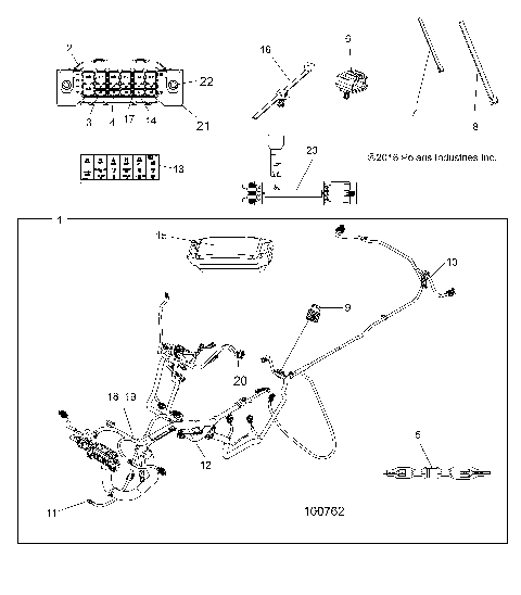 ELECTRICAL, HARNESS - A17SXA85A1/A7/SXE85AB/AM/AS/A9 (100762)