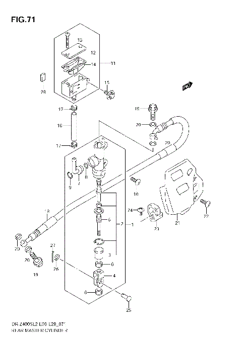 REAR MASTER CYLINDER