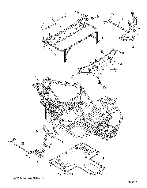 CHASSIS, MAIN FRAME - R16B1PD1AA/2P (49BRUTUSFRAME15)