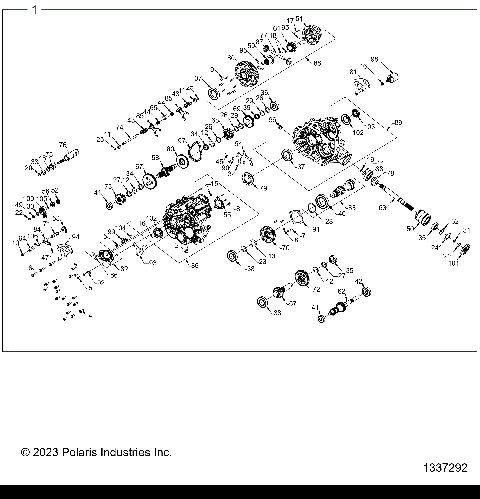 DRIVE TRAIN, MAIN GEARCASE -   (1337292)