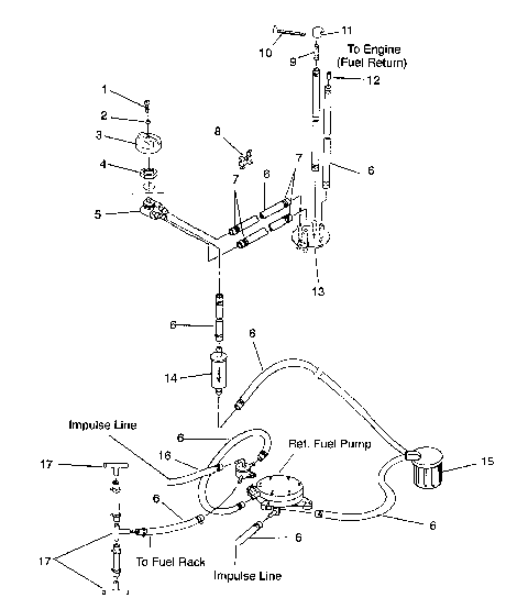 FUEL SYSTEM SLT 750 B944170 (4925942594006A)