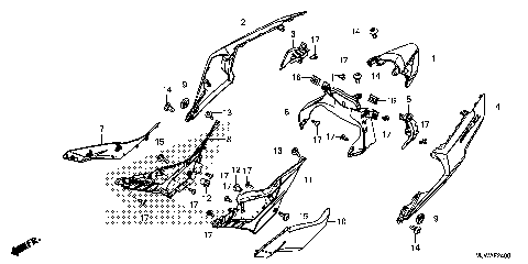 SIDE COVER@REAR COWL