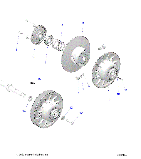 DRIVE TRAIN, CLUTCH, SECONDARY - S24TLT9FEL (600698)