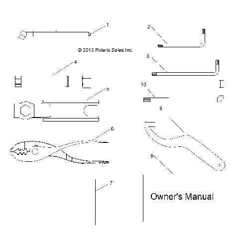 REFERENCES, TOOL KIT and OWNERS MANUALS - R18RVU99AS (49RGRTOOL14CREW)
