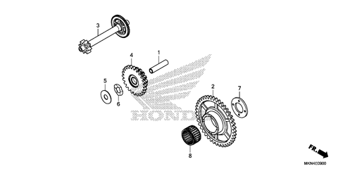 STARTING DRIVEN GEAR