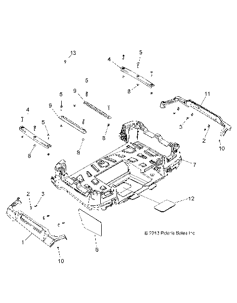 BODY, REAR BOX - A19SUE57D5 (49ATVBOXRR14570UTE)