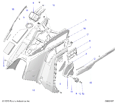 BODY, CONSOLE - S26TKL9BS (C603107)