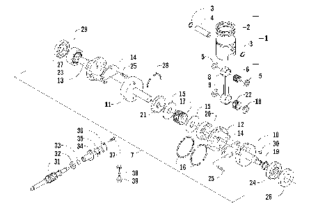 PISTON AND CRANKSHAFT [87085]