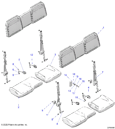 BODY, SEAT AND SEAT BELTS - D23P4ED4D4 (C0706985)
