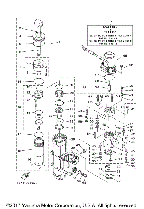 POWER TRIM TILT ASSY 1