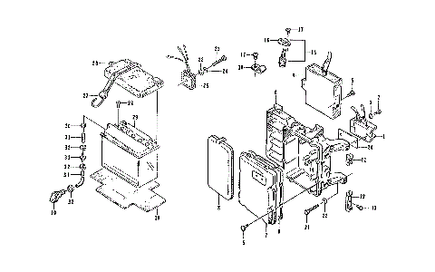 ELECTRICAL MODULE AND BATTERY [300860]