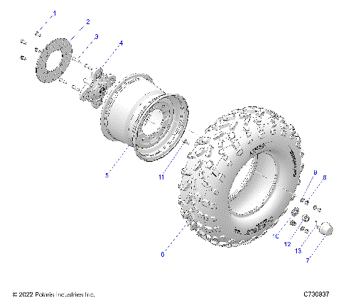 WHEELS, REAR, PREMIUM - R23MAE57B4/B9 (702677)