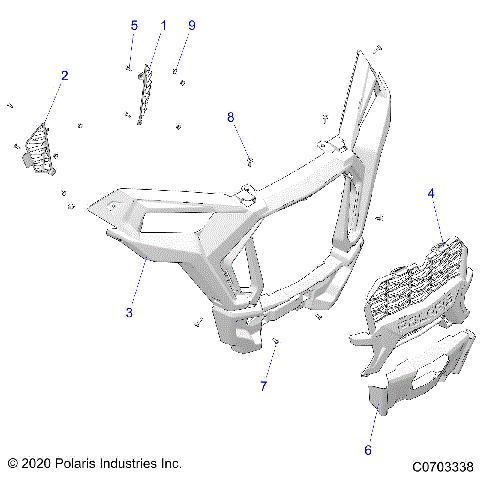 BODY, FRONT BUMPER -  Z21NAR99AN/BN (C0703338)