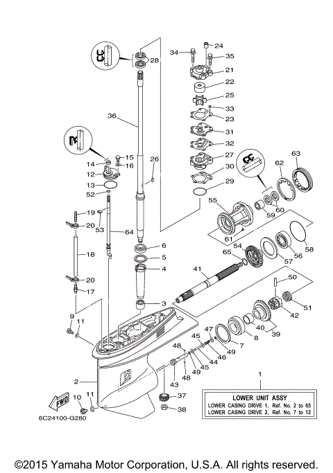LOWER CASING DRIVE 1
