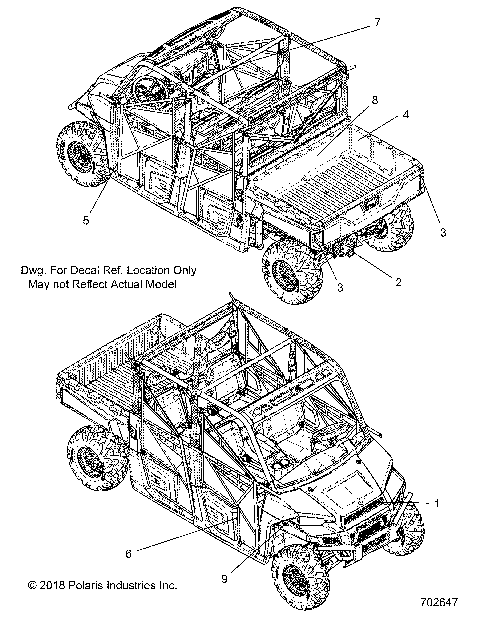 BODY, DECALS COMMON - R19RSU99A/B (C700647)