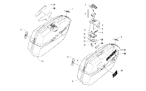 SADDLEBAG ASSEMBLY [104035]