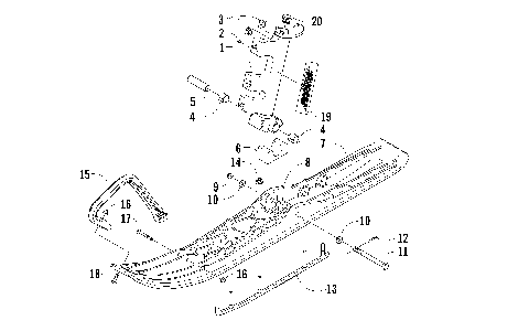 SKI AND SPINDLE ASSEMBLY [86213]