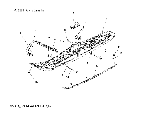 STEERING, SKI ASM. - S08PB8ES/EE (49SNOWSKIASM08800IQ)